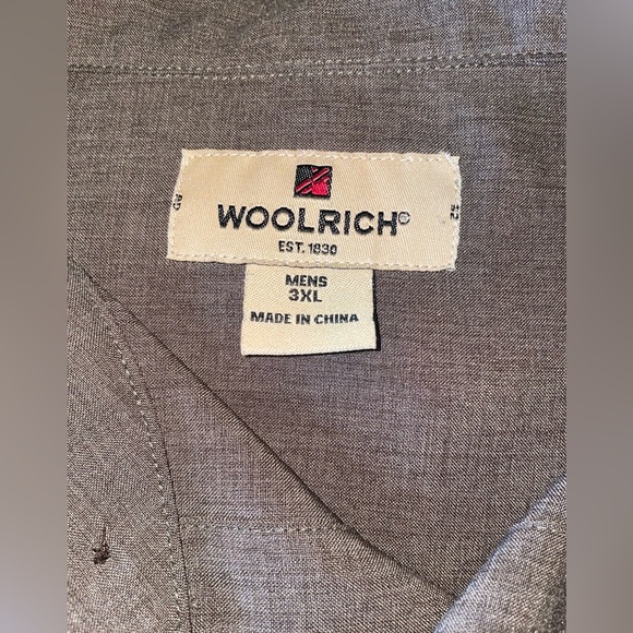 Woolrich Men’s Long Sleeve Button Up size 3XL - Picture 3 of 4